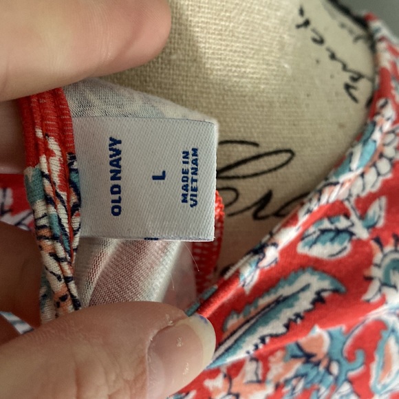 ☀️3/$20 Old Navy Paisley Shirt Dress. - Picture 5 of 7